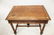 French carved walnut bureauplat desk with barley twist - 3