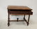 French carved walnut bureauplat desk with barley twist - 4