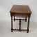 French carved walnut bureauplat desk with barley twist - 6