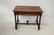 French carved walnut bureauplat desk with barley twist - 7