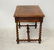 French carved walnut bureauplat desk with barley twist - 8