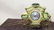 Cinderella coach clock on brass stand