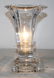 Flared Crystal vase lamp