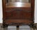 French Provincial carved oak vitrine - 3