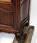 French Provincial carved oak vitrine - 6