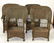 Set of 4 wicker armchairs - 3