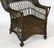 Set of 4 wicker armchairs - 6