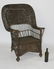 Set of 4 wicker armchairs - 7