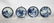 Lot of 4 Delft platters