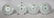 Lot of 4 Delft platters - 2