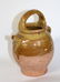 French terra cotta slip glazed pitcher - 2