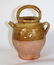 French terra cotta slip glazed pitcher - 4