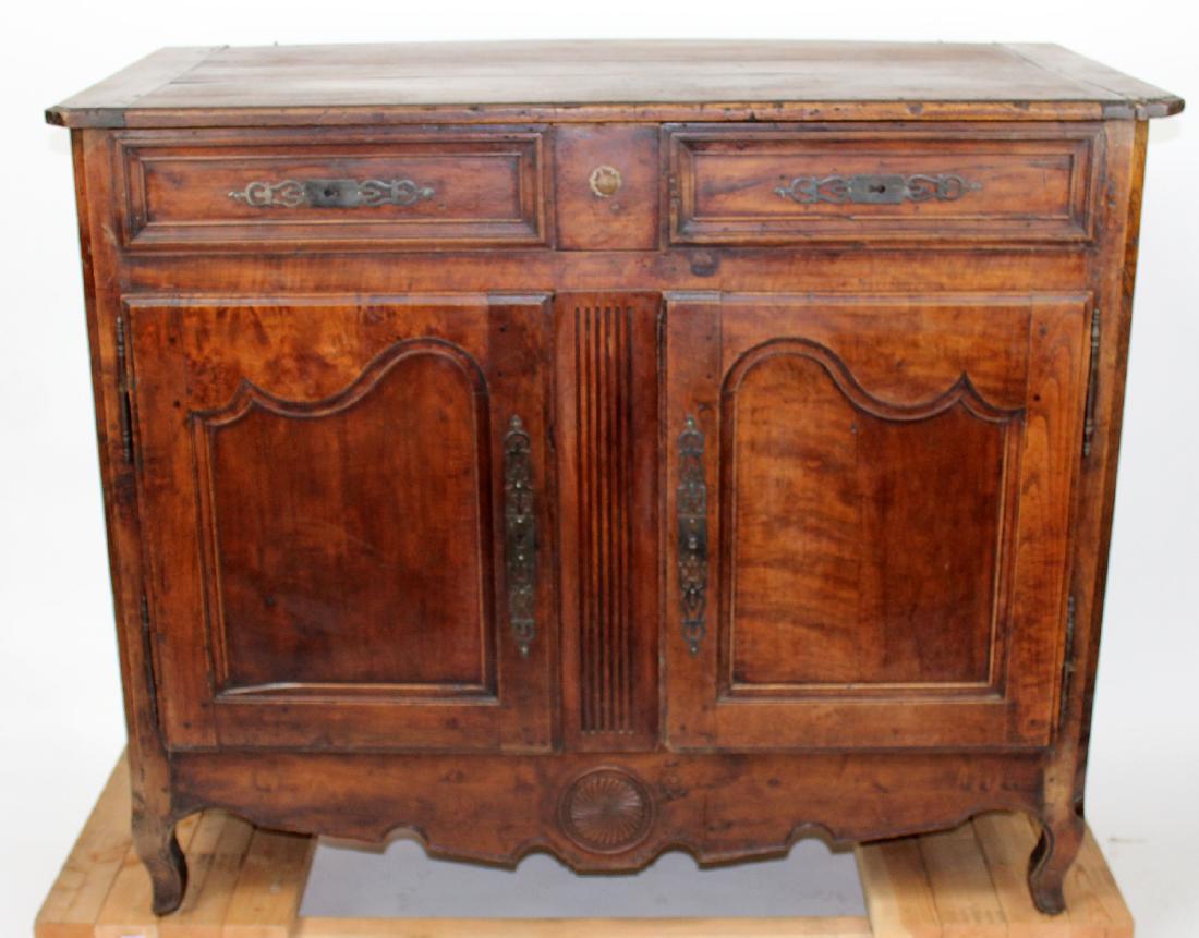 French Provincial buffet bas with petrin top (1 of 7)