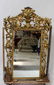 Italian Florentine Rococo gold leaf mirror - 7