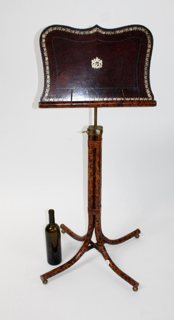 Maitland Smith tooled leather music stand (1 of 10)