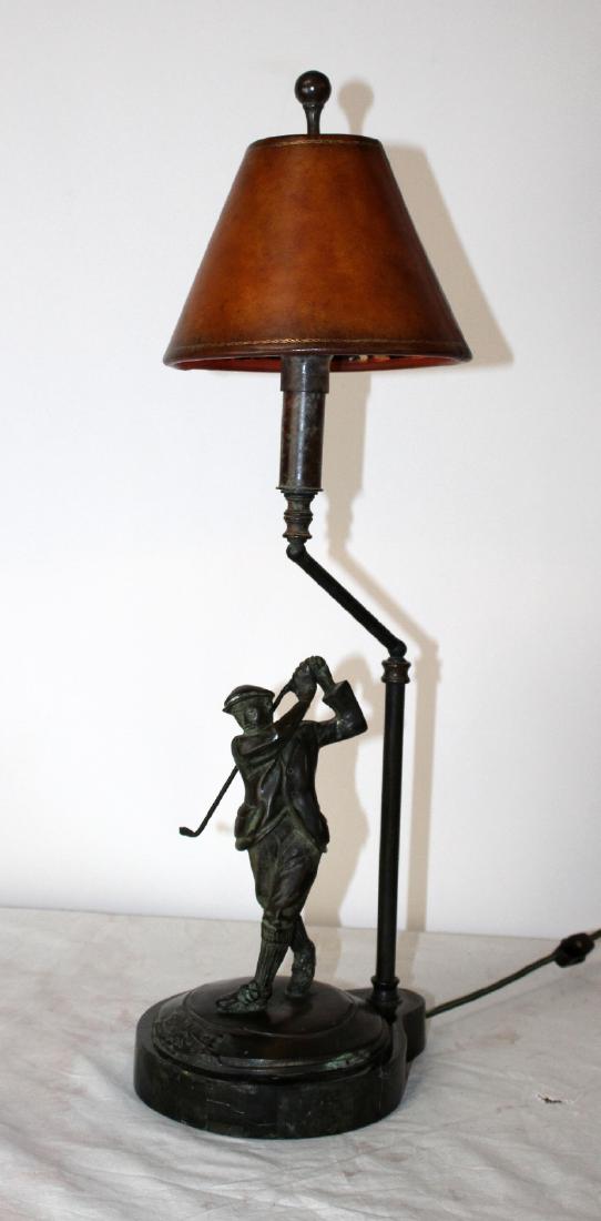 Maitland Smith bronze golfer lamp (1 of 6)