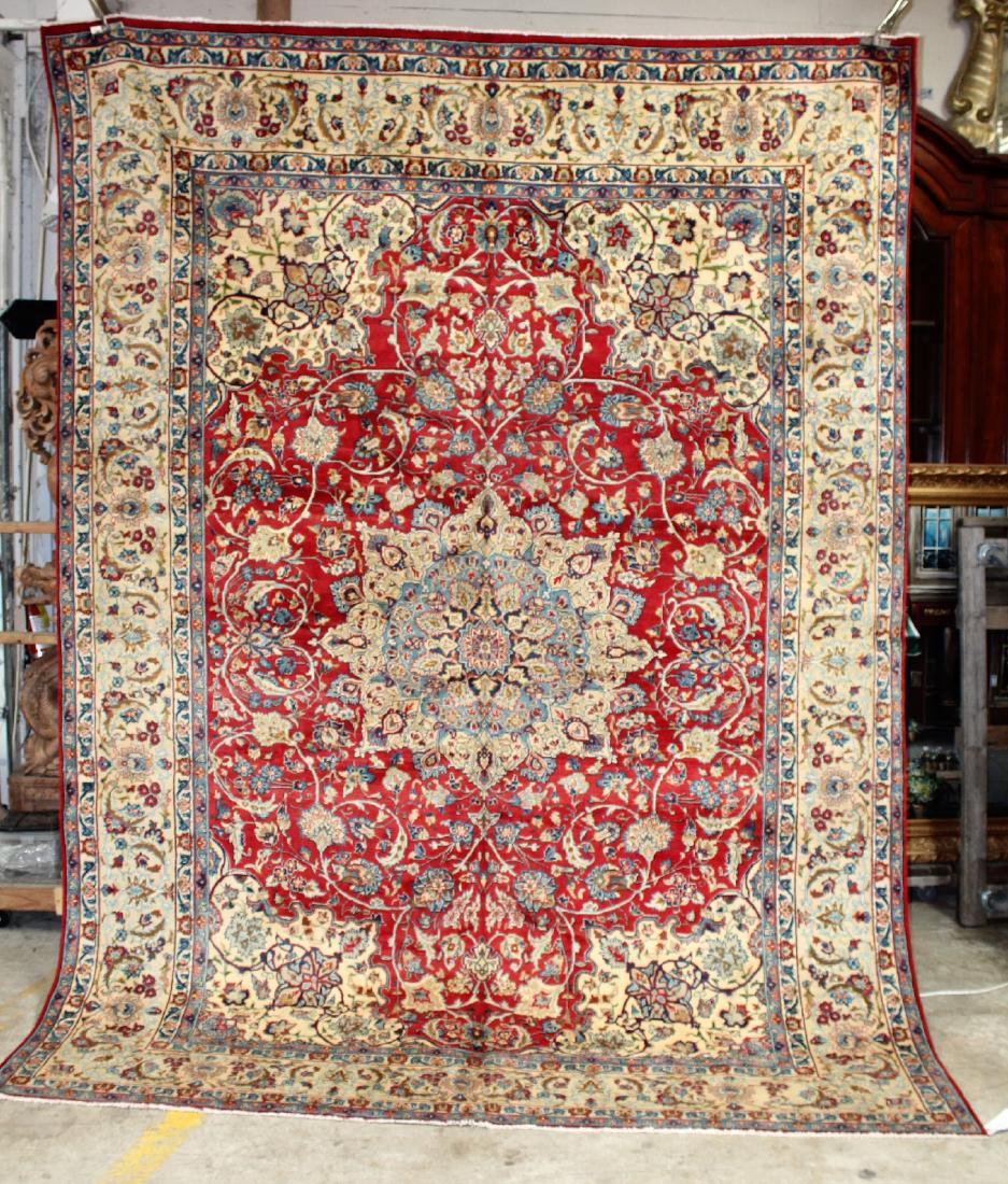 8'10" x 11'10" Isfahan Persian rug (1 of 9)