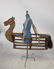 French wooden horse costume from a theater
