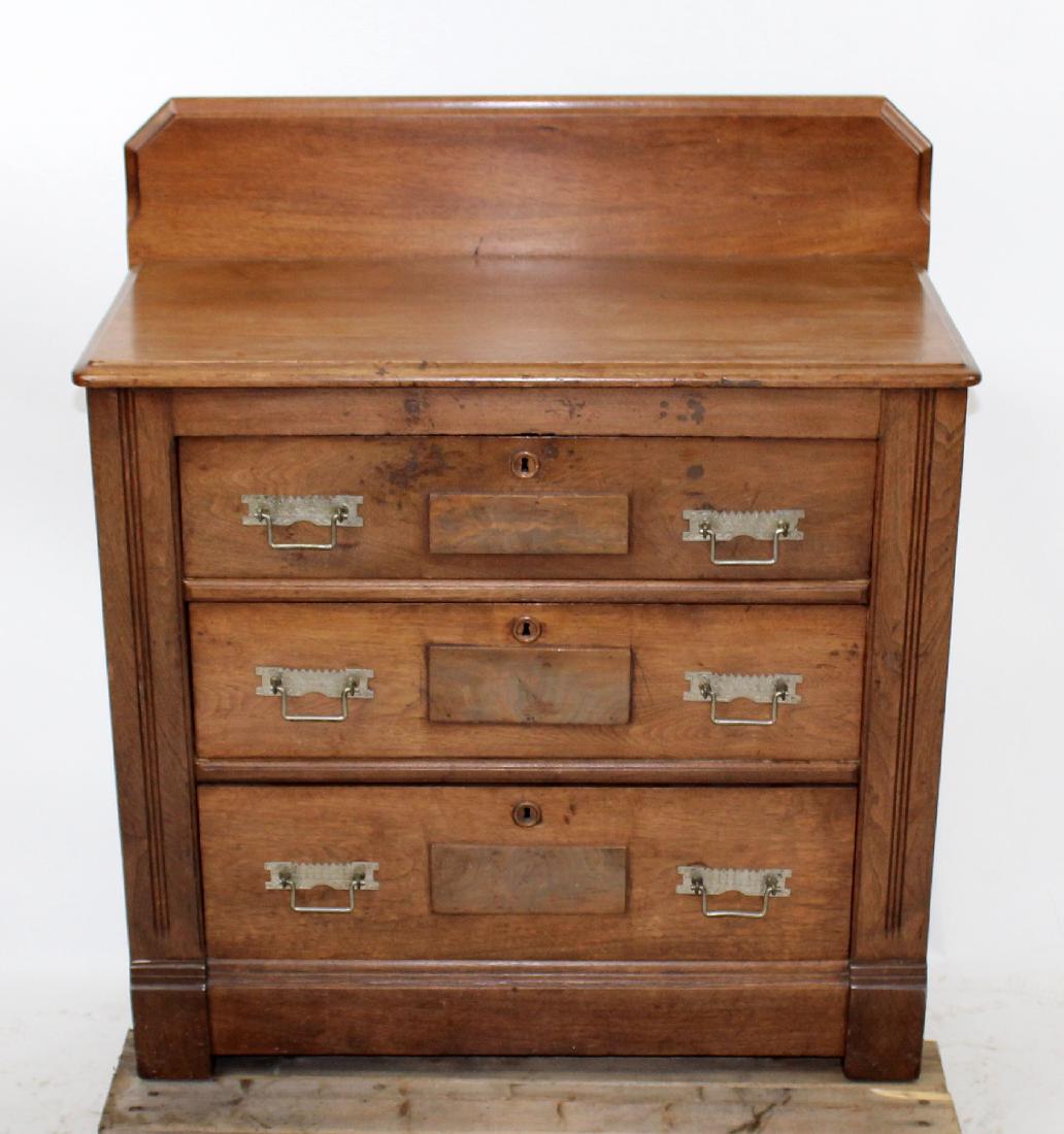 American Victorian 3 drawer washstand (1 of 6)