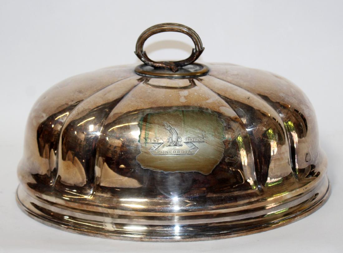 Silverplate dome for a platter (1 of 4)
