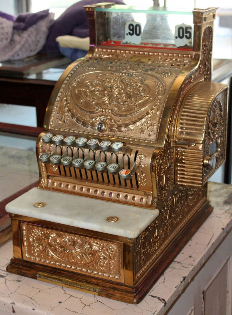 2319番 ジャンク品 NATIONAL AMOUNT PURCHASED National Cash Register Model 317