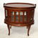 Mahogany oval chocolate cabinet - 2