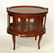 Mahogany oval chocolate cabinet - 6