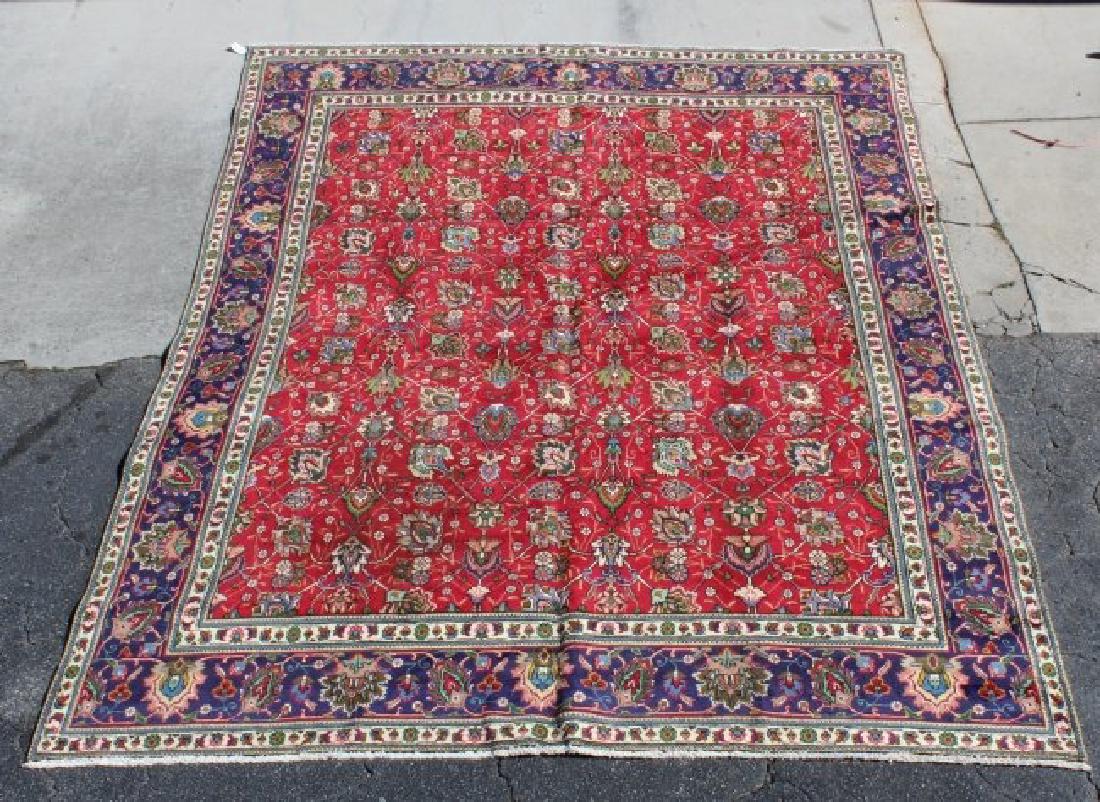 Persian Tabriz rug 9'8 x 13' (1 of 5)