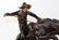 Bronze Bronco Buster sculpture after Remington - 2