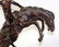 Bronze Bronco Buster sculpture after Remington - 3