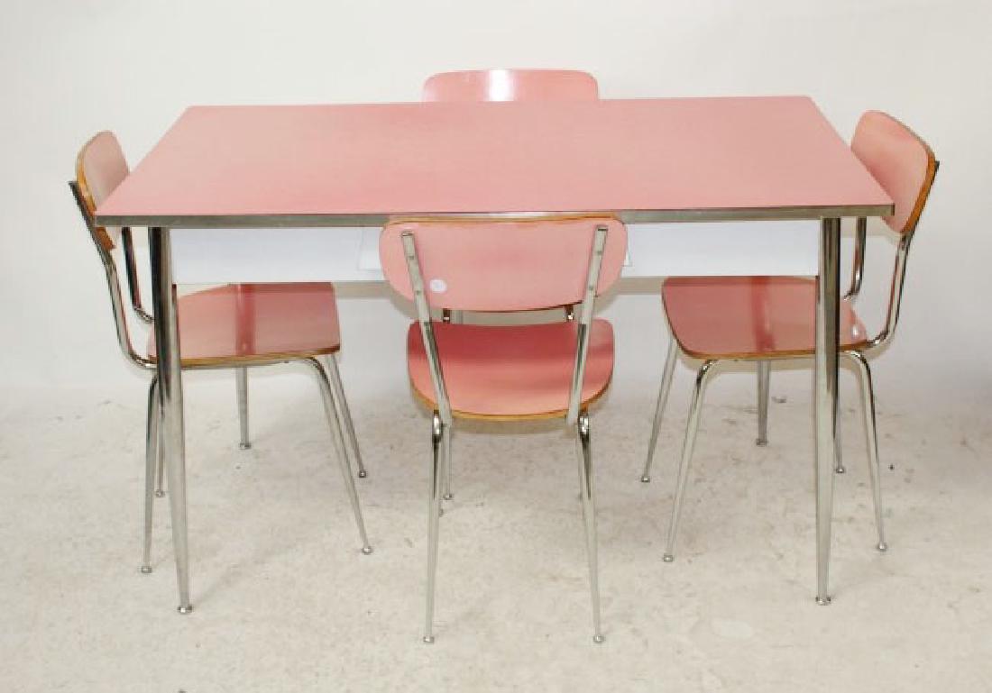 Mid century Retro dinette set table & 4 chairs (1 of 6)