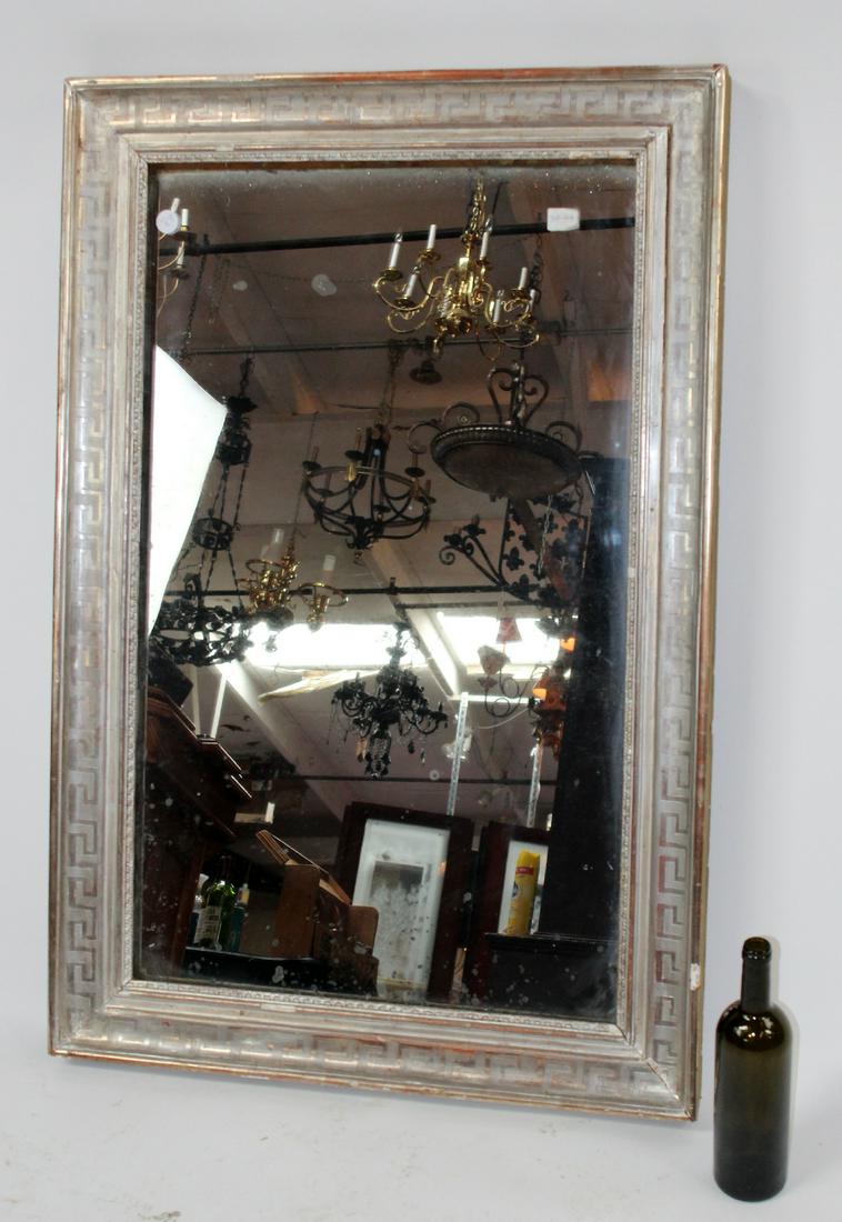 French Louis Philippe silver leaf mirror (1 of 6)