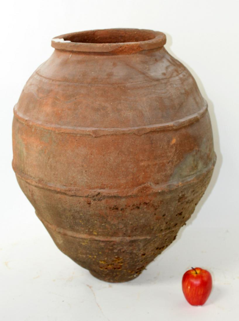 French terra cotta olive jug (1 of 7)