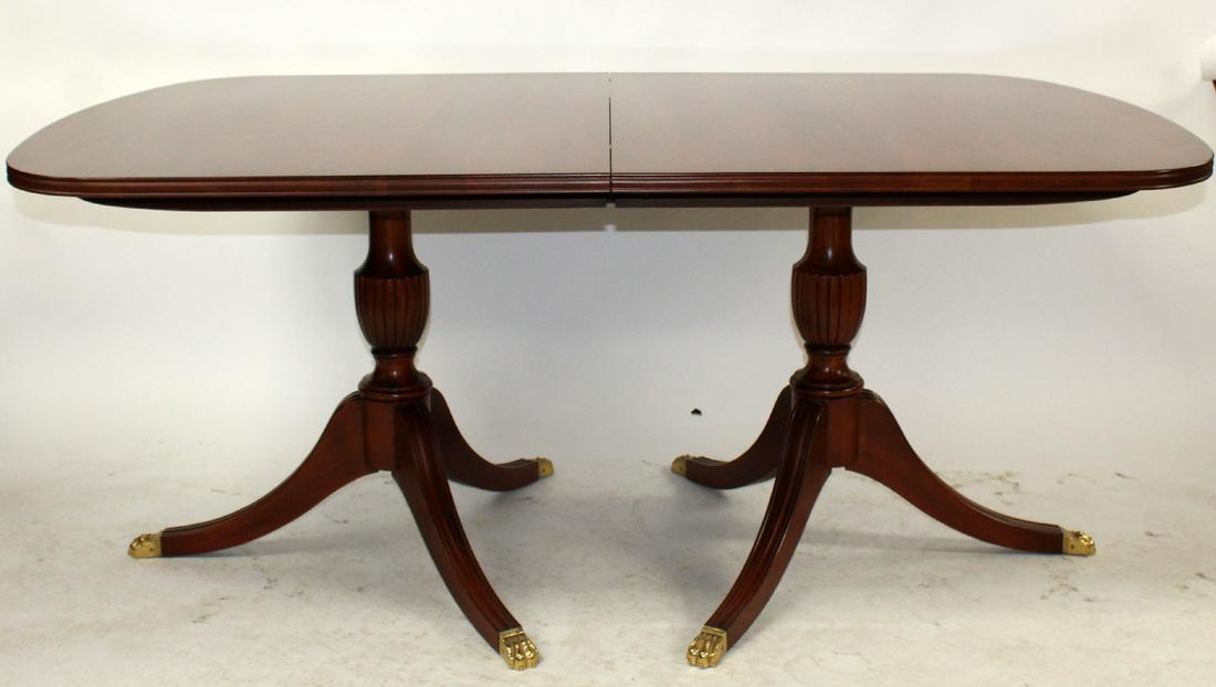Henkel Harris double pedestal dining table (1 of 10)