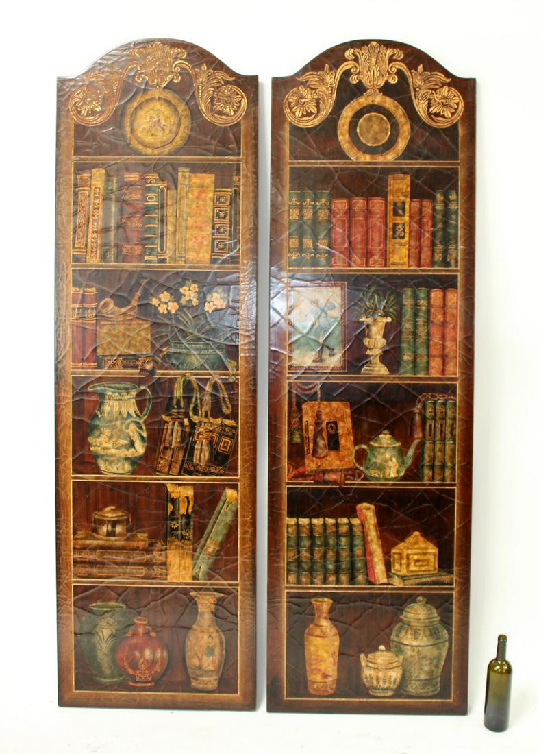 Pair of arch top decorative wall panels (1 of 5)