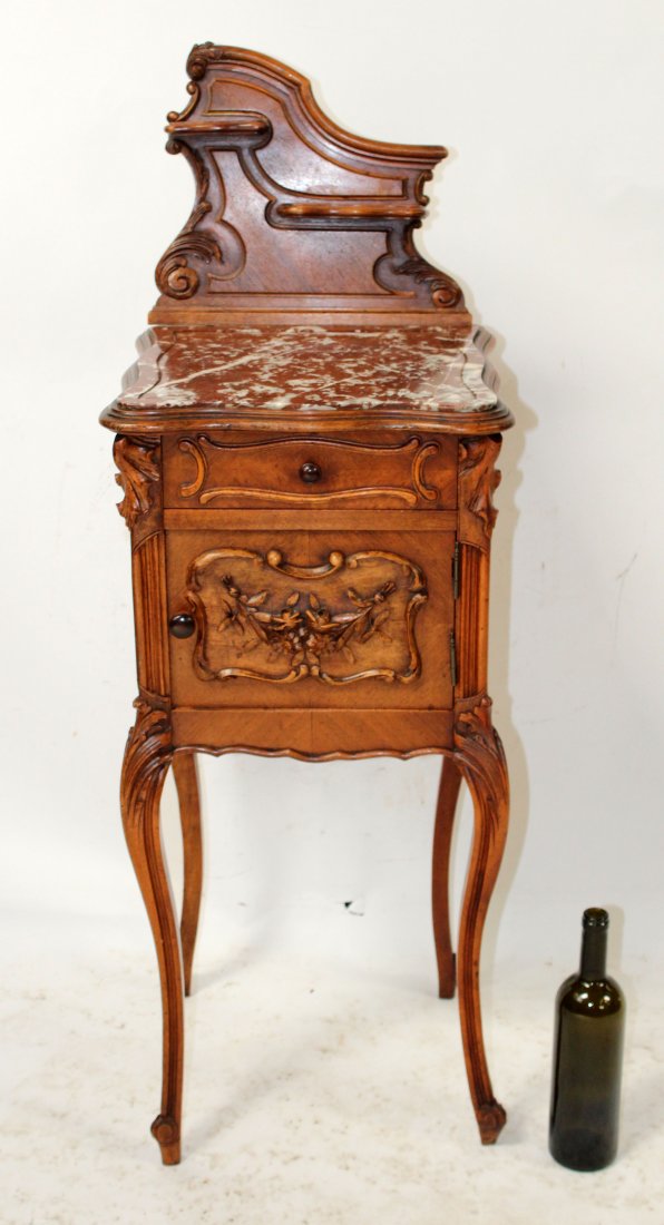 French Louis XV style chevet in walnut (1 of 6)