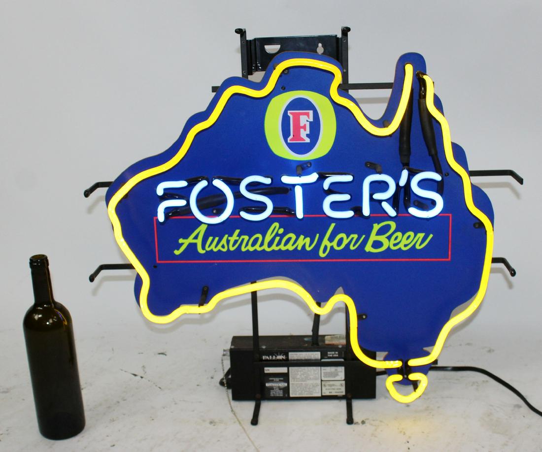 Foster's neon beer sign (1 of 6)