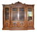 Monumental Louis XIII style oak bookcase