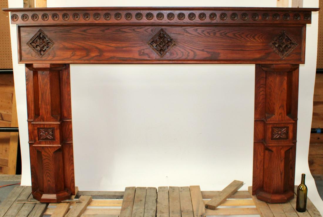 Custom Made Oak Fireplace Mantel Sep 21 2019 King Galleries In Ga