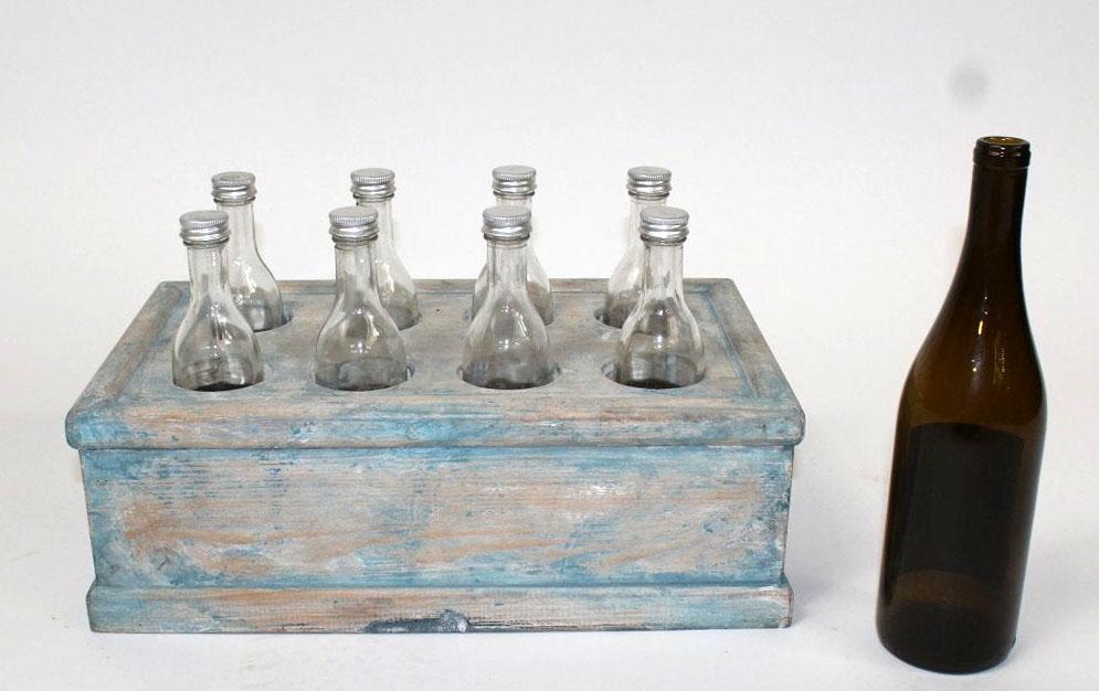 French Provincial painted bottle holder (1 of 5)