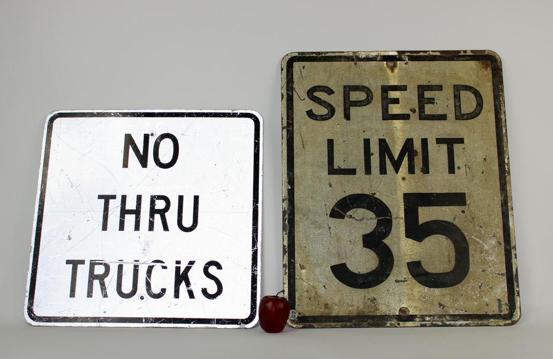 2 vintage street signs (1 of 5)