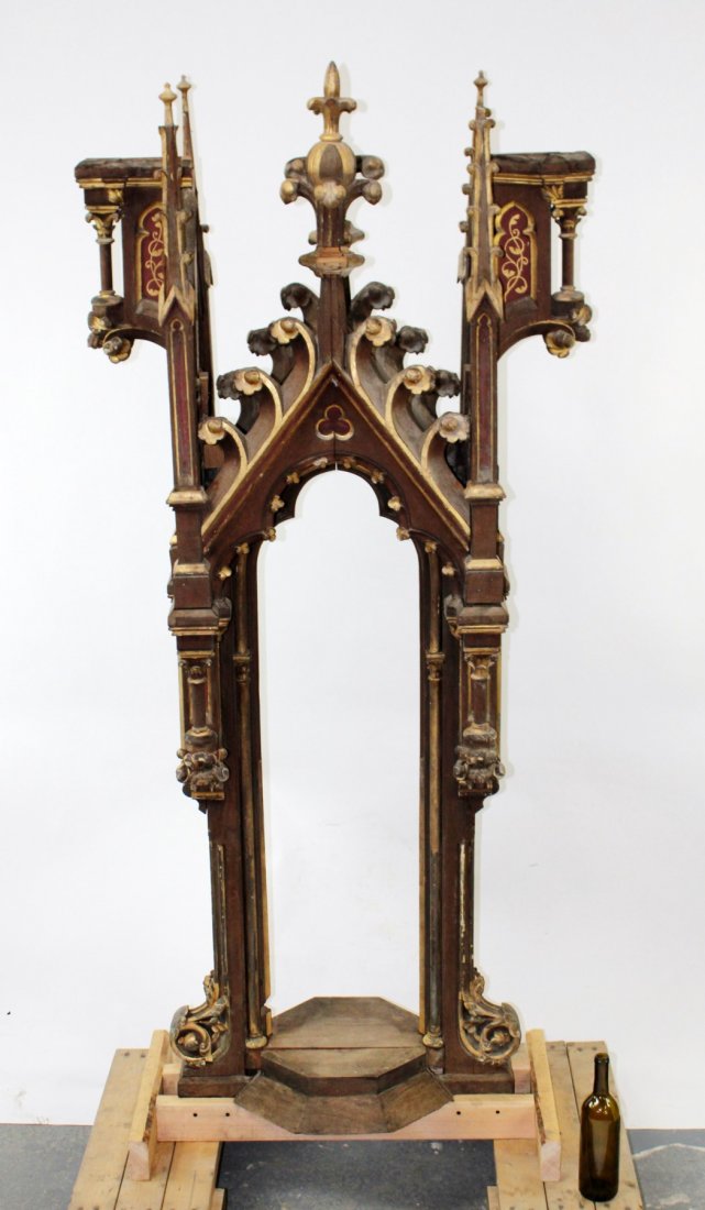 French Gothic Revival double sided altar niche (1 of 12)