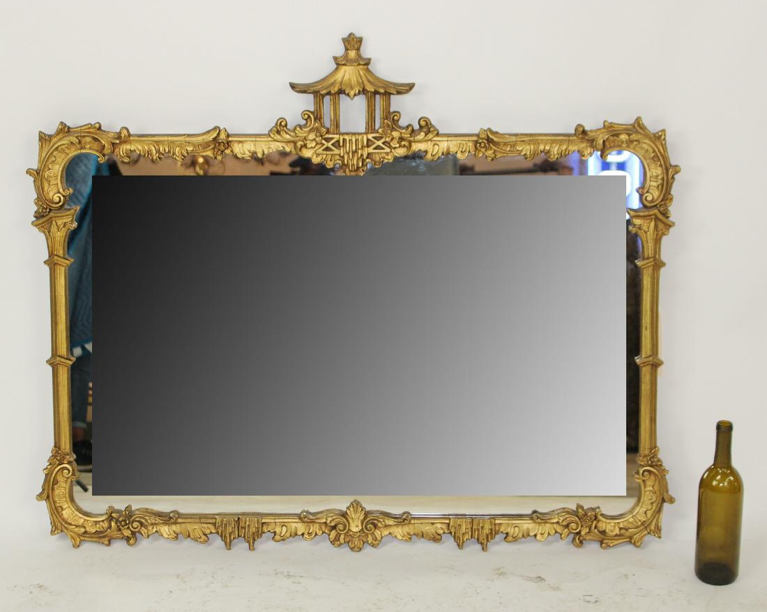 Chinese Chippendale style mirror (1 of 7)