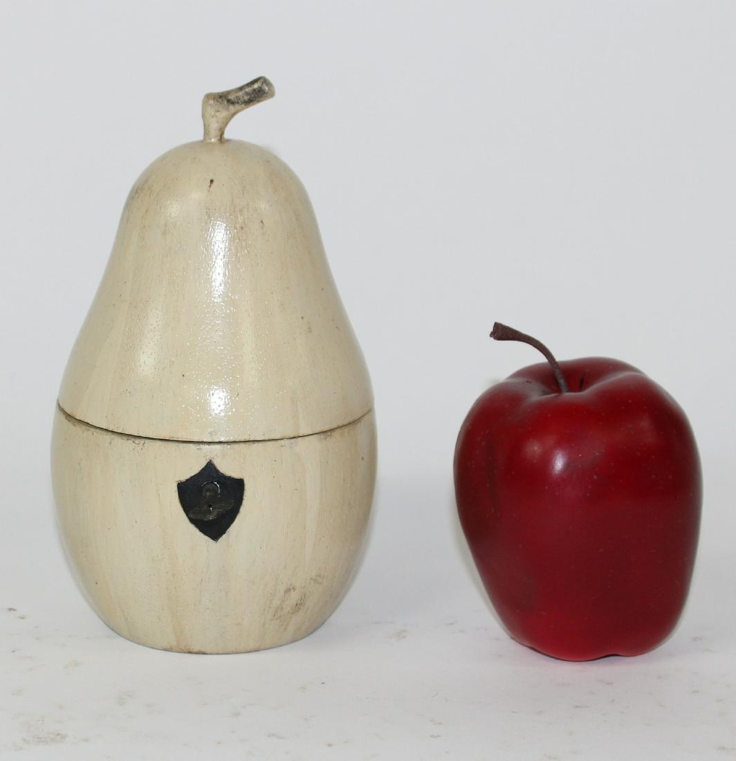 English pear form tea caddy (1 of 8)