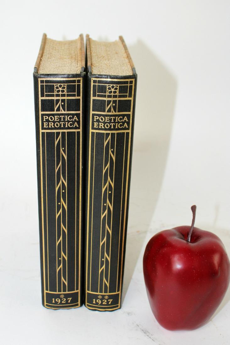 2 volume books Poetica Erotica 1927 (1 of 8)