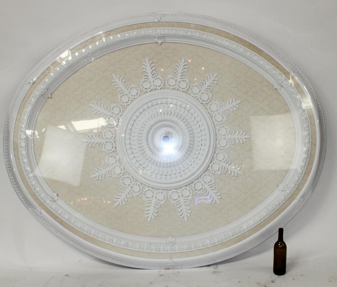 Large scale oval ceiling medallion (1 of 5)