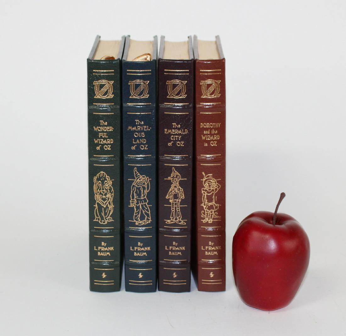 4 Easton Press "The Wizard of Oz" leather books (1 of 7)
