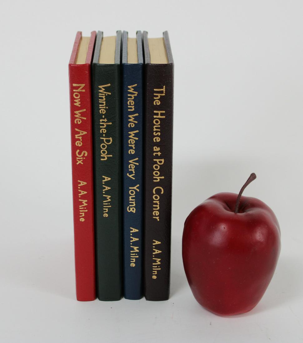4 Winnie The Pooh series Easton Press leather books (1 of 3)