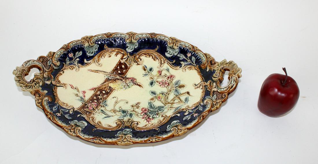 Wilhelm Schiller & Sons Majolica platter (1 of 6)