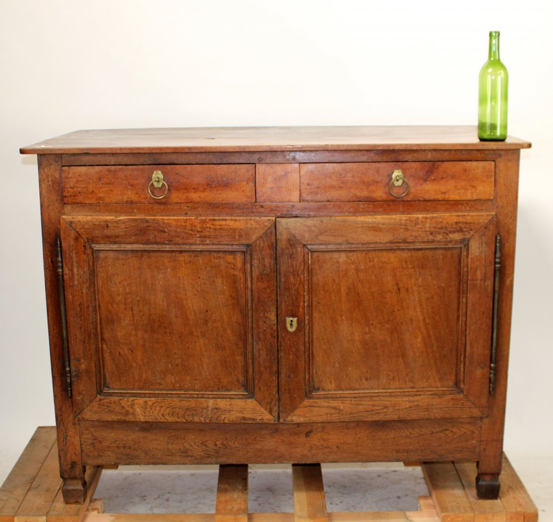 French Directoire buffet bas in walnut (1 of 8)